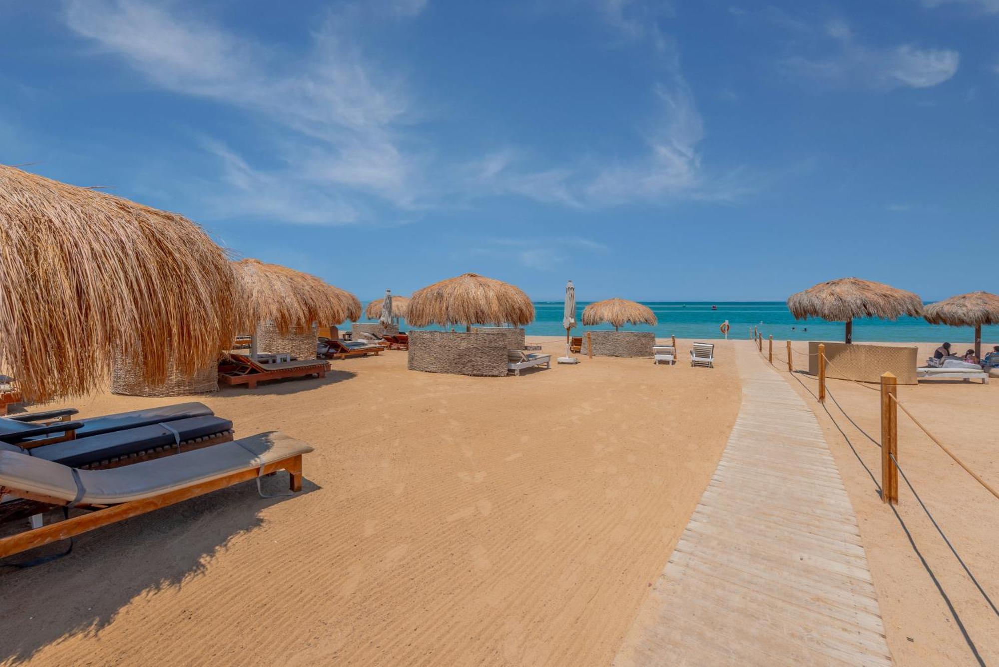 El Gouna 3 Bds Apt Beach Front - Abu Tig Marina Apartment Hurghada Exterior photo